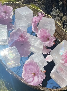 彩虹方解石冰洲石摆件