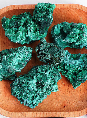 天然孔雀石原石标本奇石