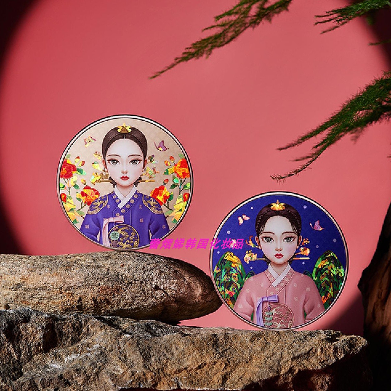 beauty people铁壁女保湿气垫粉底液14代套装韩国正品防晒BB霜新