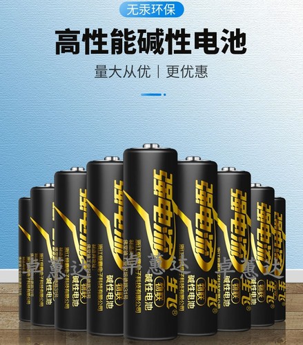防漏液碱性干电池指纹密码智能电子锁玩具遥控通用五5号7七号1.5v