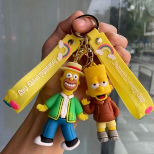 the simpsons辛普森一家人钥匙扣汽车包包钥匙挂件饰品店小礼品