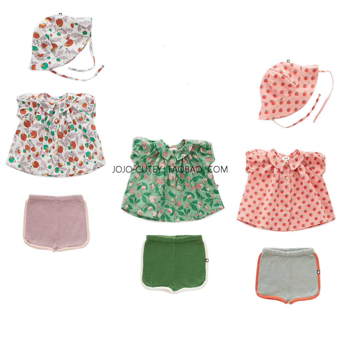 ins爆款oeuf系列女童套装