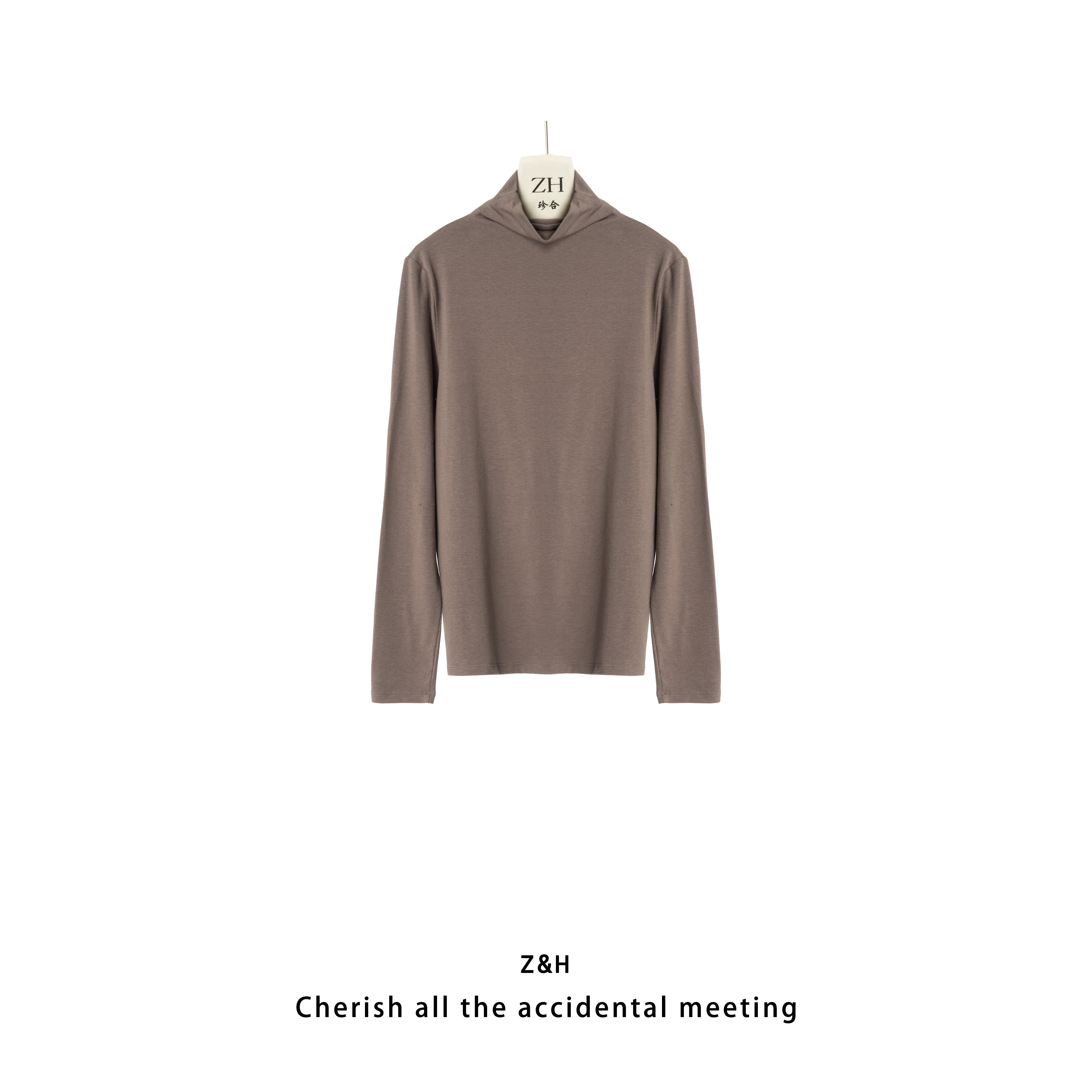 ZH【西西里记忆】半高领保暖长袖T恤打底衫