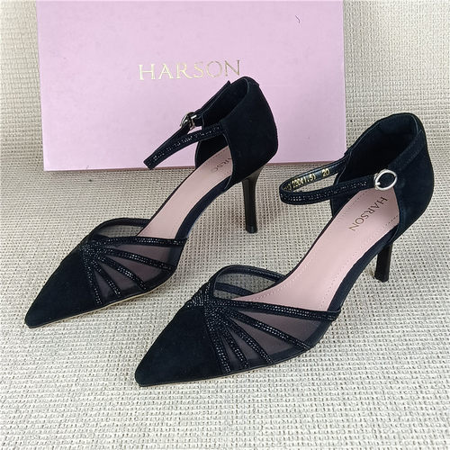 哈森品牌撤柜断码处理真皮女鞋