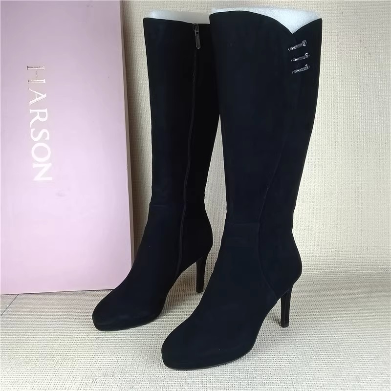 哈森正品撤柜断码处理真皮女鞋