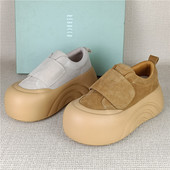 瑞贝卡专柜撤柜断码 单鞋 处理真皮女鞋 谢谢百搭厚底增高小个子春季