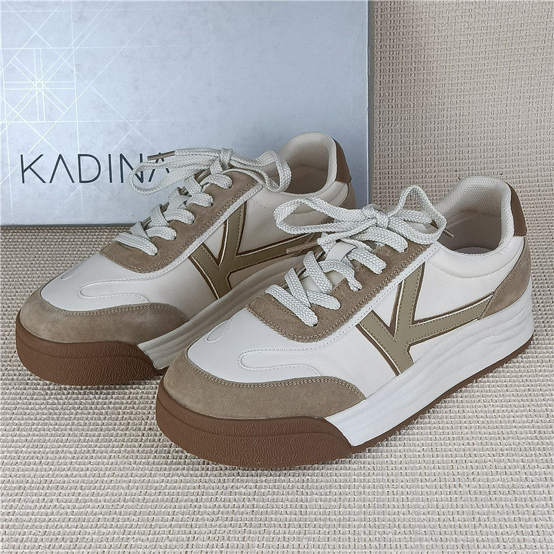 卡迪娜品牌撤柜断码处理平底女鞋休闲百搭厚底增高春季休闲老爹鞋,女鞋,时尚休闲鞋,淘宝优惠券,粉丝福利购,淘宝优惠卷