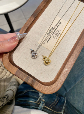 S925银纯银葫芦纯银项链送礼盒礼袋纪念日圣诞新年春节礼物顺丰12