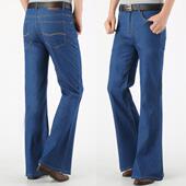 80年代大喇叭牛仔裤 超薄款 大脚裤 清仓新款 微喇裤 男裤 男士 大喇叭裤