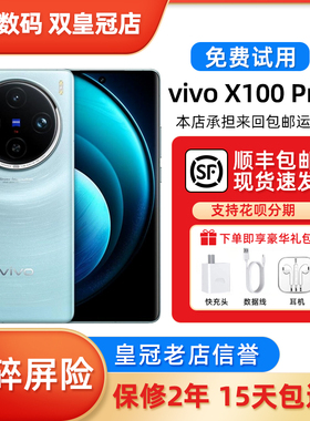vivo X100 Pro 蔡司APO超级长焦 蓝晶×天玑9300旗舰5G手机