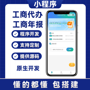 年报年审小程序个体工商户年报系统年报系统管理企业年报系统定制