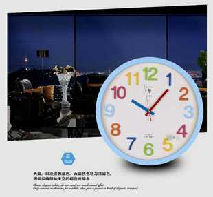 2025中考倒计时立体数字挂钟静音卡通设计挂墙装 饰卧室幼儿园温馨