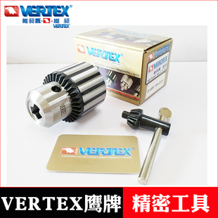台湾鹰牌钻夹头VERTEX滚珠有键式钻夹头1-13 B16钻床钻夹头10040