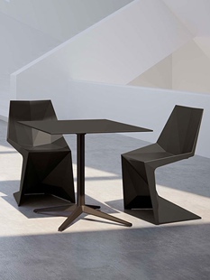 西班牙进口Vondom设计师都喜欢户外Voxel单人椅艺术异形休闲椅子