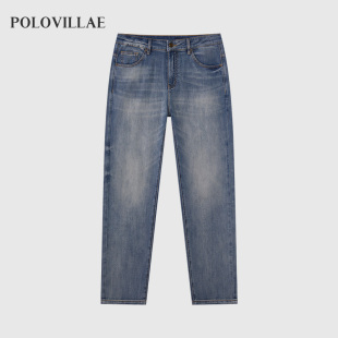 男长裤 蓝直筒牛仔裤 ANRH366 夏季 polovillae保罗威特2026专柜男士