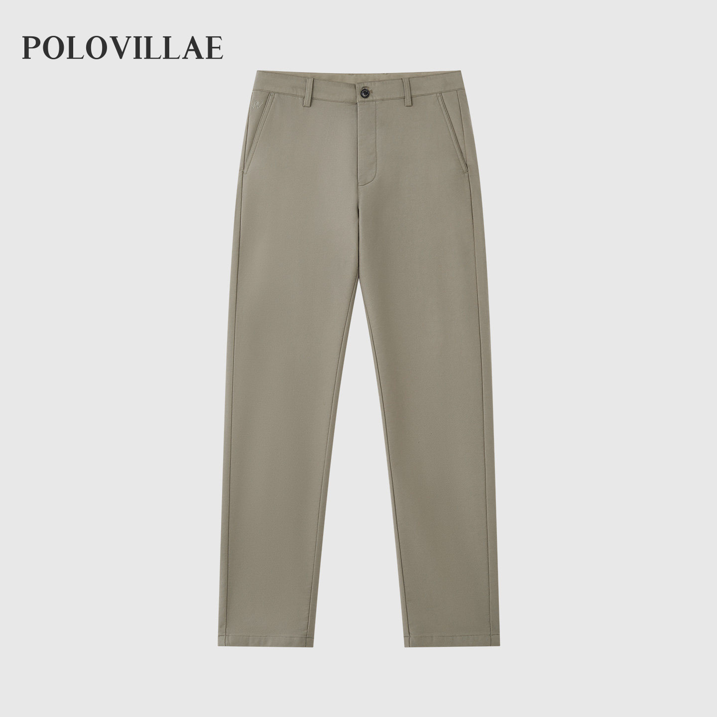 Polovillae保罗男士春秋简约通勤百搭休闲裤男装长裤子AMRF519