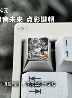 Saber 阿尔托莉雅键帽 钛合金精密雕刻 单个金属二次元点彩色