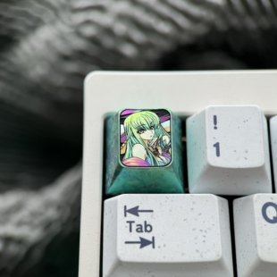 C.C. 彩色钛合金客制化定制键帽 1U ESC金属键帽 C女王命运的魔女