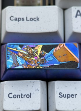 钛次元 高达 2.25U 彩色钛合金客制化定制键帽 回车或shift
