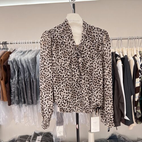 2026早秋新品韩版时尚气质波点长袖衬衫女飘带设计感洋气微透上衣