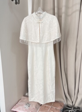 新中式改良旗袍白色复古2026新款民国小洋装套装高端风女夏季3310