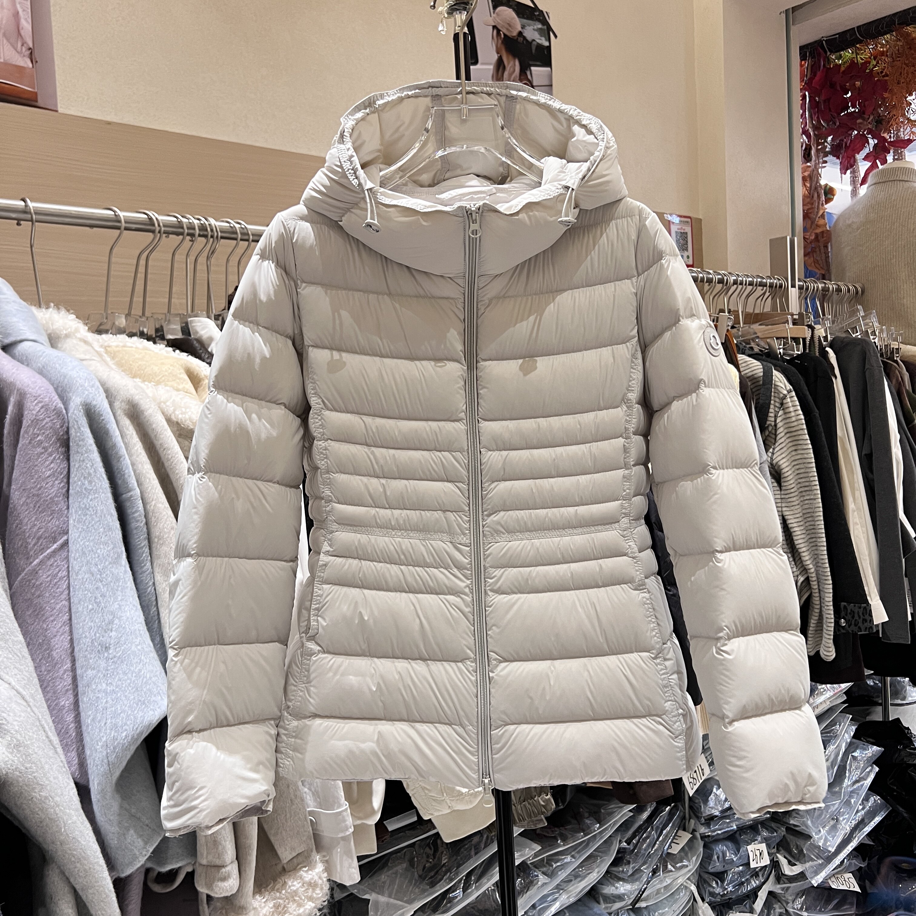 排骨羽绒服女2026冬季新款时尚韩版收腰显瘦小个子加厚连帽外套潮