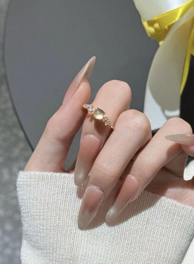 【日进斗金】戒指ins风设计感小众轻奢高级感可调节