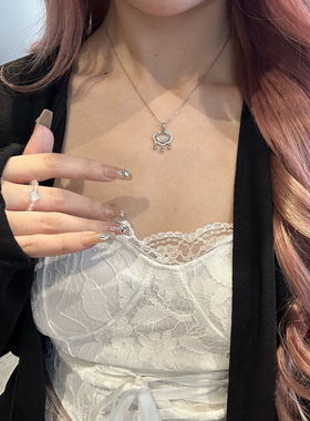 锁骨链平安锁新款2025爆款情侣款送礼送女友闺蜜