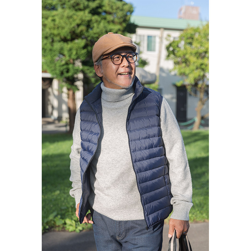 통관 봄 가을 아빠 다운 조끼 남성 중년 및 노인 얇은 따뜻한 조끼 중년 조끼 겨울 의류 노인