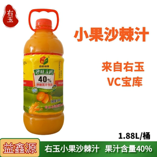 山西右玉特产 益鑫源野生小果沙棘汁饮料饮品1.88L 果汁含量40%