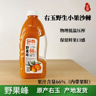 野果峰山西右玉特产沙棘汁实惠含沙棘果粒沙棘饮料饮品2.45L