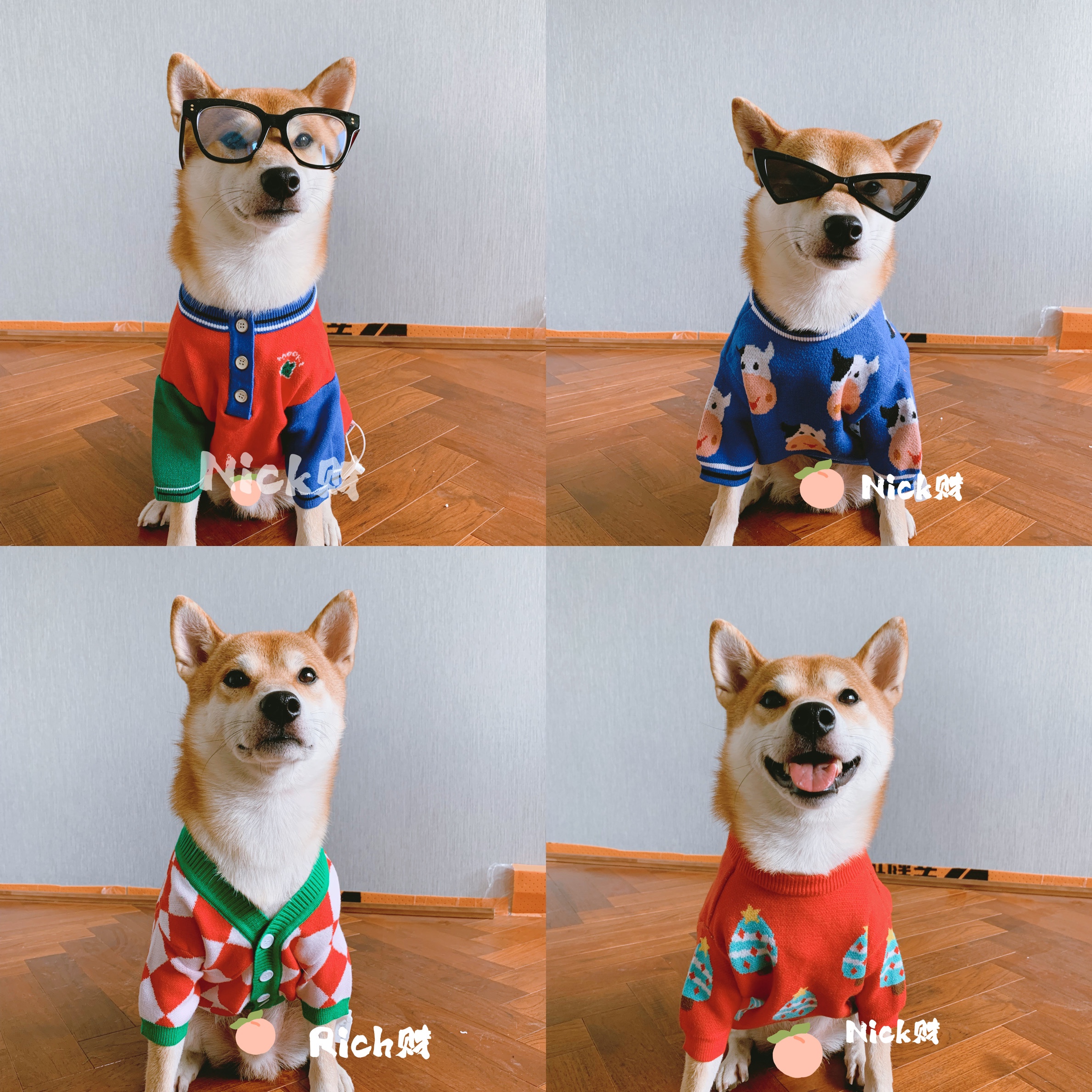 保暖加棉宠物毛衣狗狗