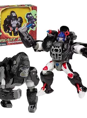 孩之宝变形金刚BW野兽战争超能勇士元复刻擎天圣白虎狼狂鲨国行3C