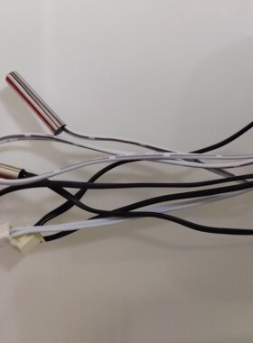 驻车空调室内机蒸发器防冻结出风回风温度传感器 发货两款各发1条