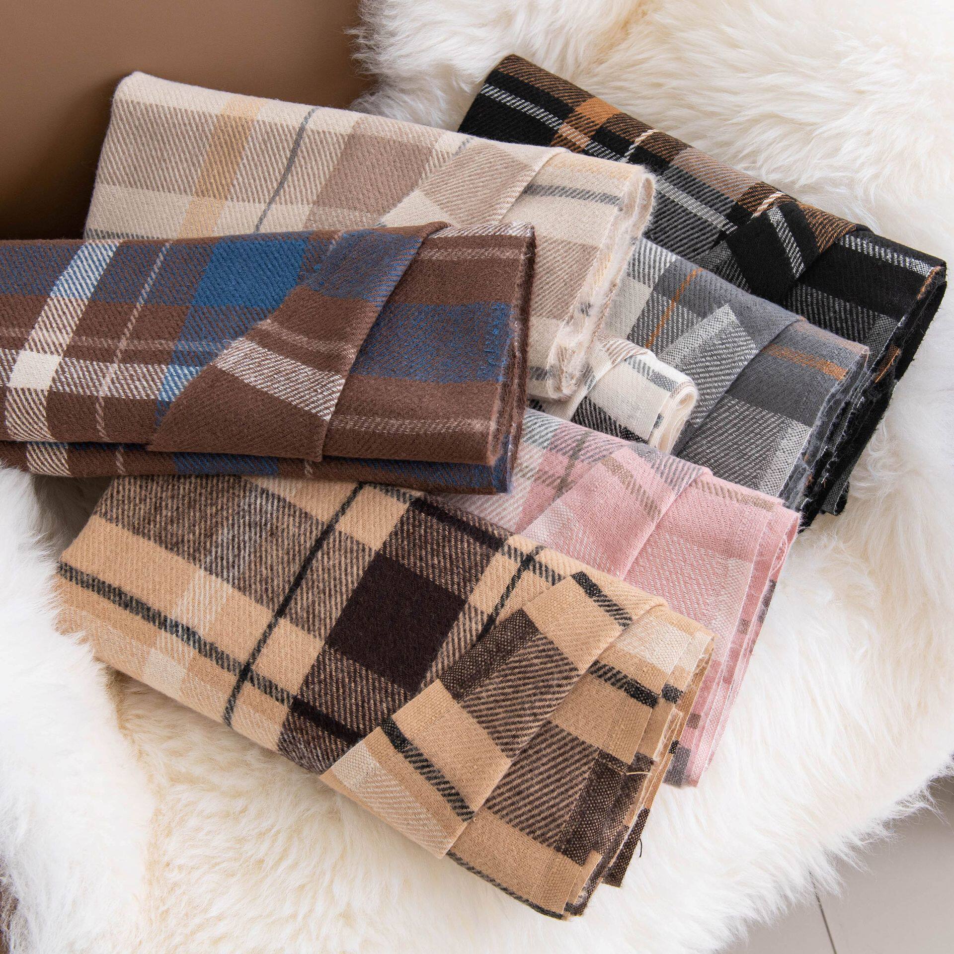 英伦风格子围巾女冬季感2025新款秋冬加厚百搭氛围感保暖围脖