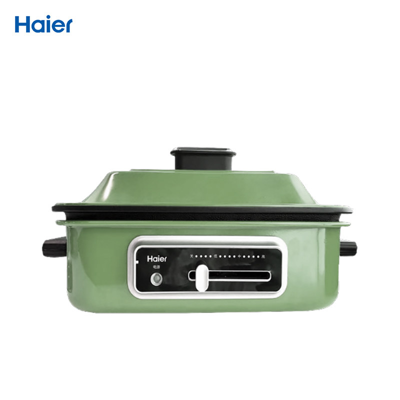 海尔(haier)多功能锅hdr-flj2502b多用途烧烤锅电火锅家用电蒸锅
