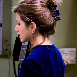 大号发夹老友记抓夹瑞秋菲比鲨鱼夹复古抓夹肯豆超模同款发夹女