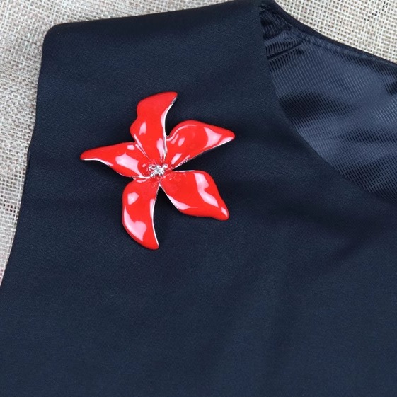 鸢尾花胸针胸花服装配饰