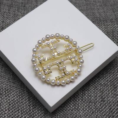 欧美风气质名媛风时尚百搭立体珍珠镂空发夹发饰