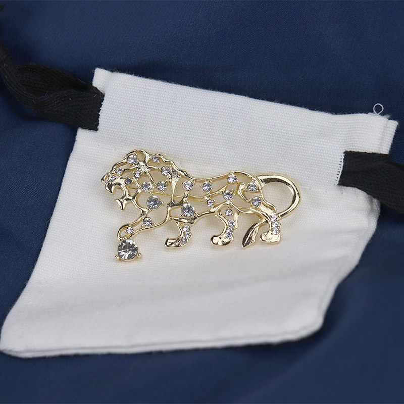 中古小香狮子镂空镶钻胸针胸花,饰品/流行首饰/时尚饰品新,胸针,淘宝优惠券,粉丝福利购,淘宝优惠卷