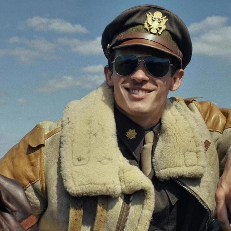 英国正品Eastman复古白皮衣b3