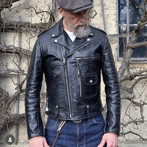 eastmanj24夹克翻领机车皮衣