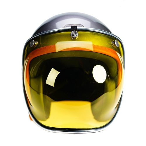 MOTOW镜片摩托车复古半盔泡泡镜