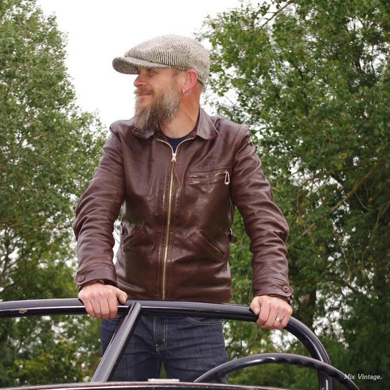 Eastman皮衣1930s复古机车夹克