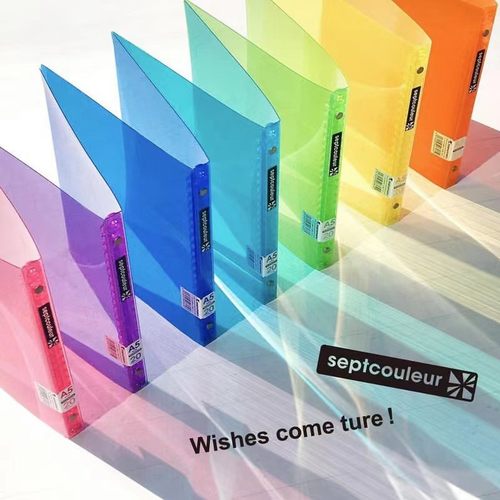 满乐文A4/A5活页夹日本maruman彩虹糖果笔记本彩壳SEPT COULEUR