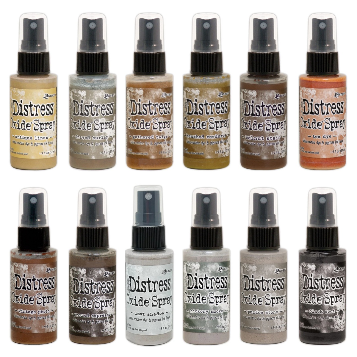 ranger oxide氧化喷雾手帐上色颜料tim holtz 复古色系