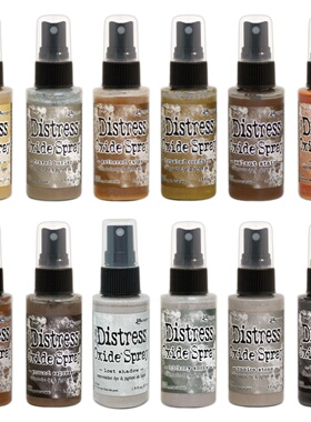 ranger oxide氧化喷雾手帐上色颜料tim holtz 复古色系