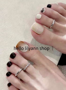 春夏原创设计hello小众满钻开口脚戒指叠戴个性ins高级气质精致女