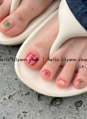 ins博主同款925纯银彩色串珠脚戒