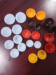 加厚蜡丸药丸盒塑料空药丸壳球型壳蜡壳中药蜜丸壳便携收纳6克9克